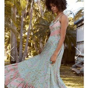 SPELL & THE GYPSY Strappy Maxi - Sage (XL)